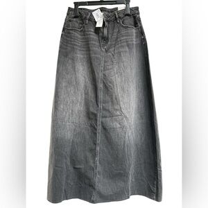 NWT American Eagle ($84.95) Black Comfort StretchWB To the Floor Maxi LR DSkirt